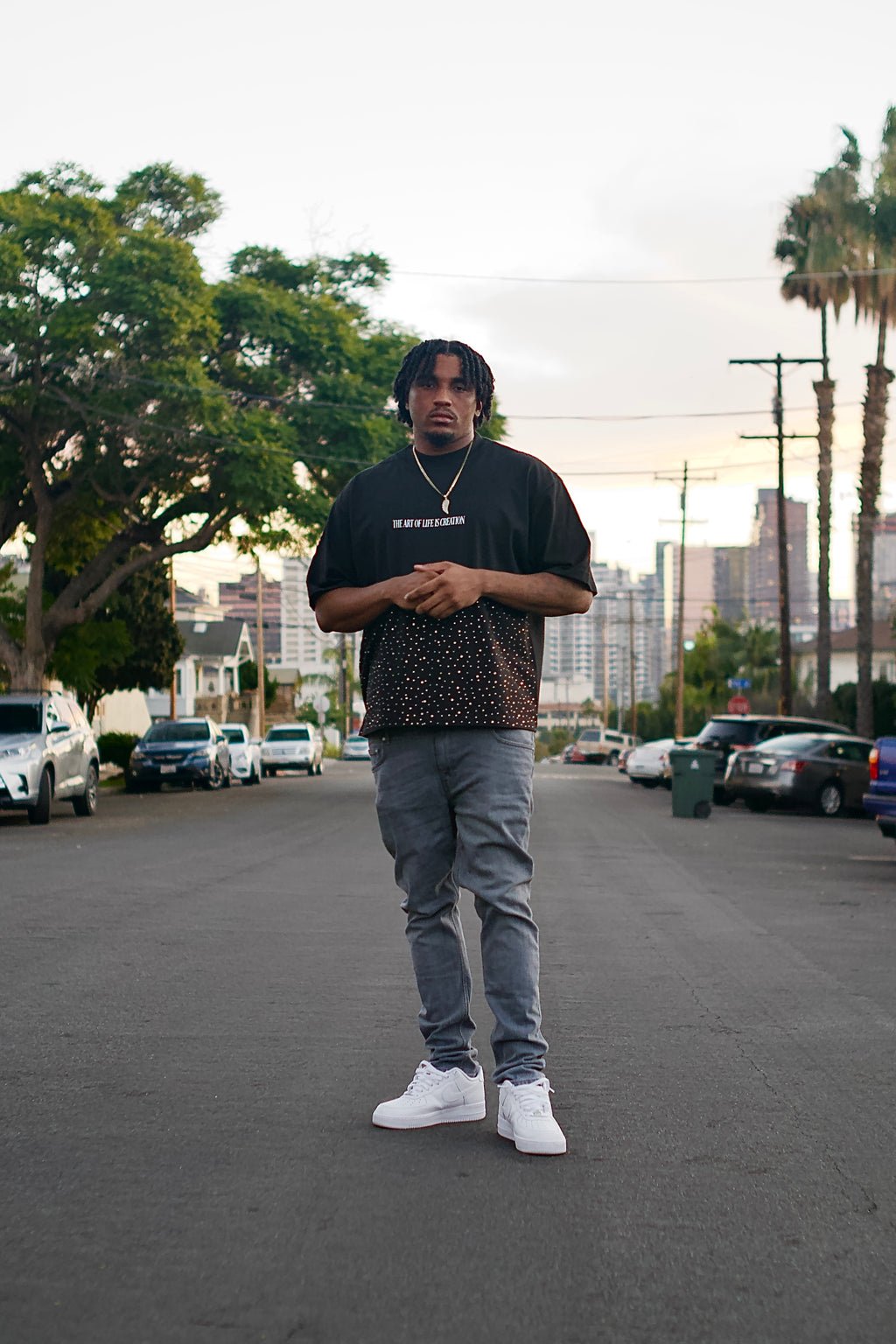 Art of Life Is Creation Oversized Tee