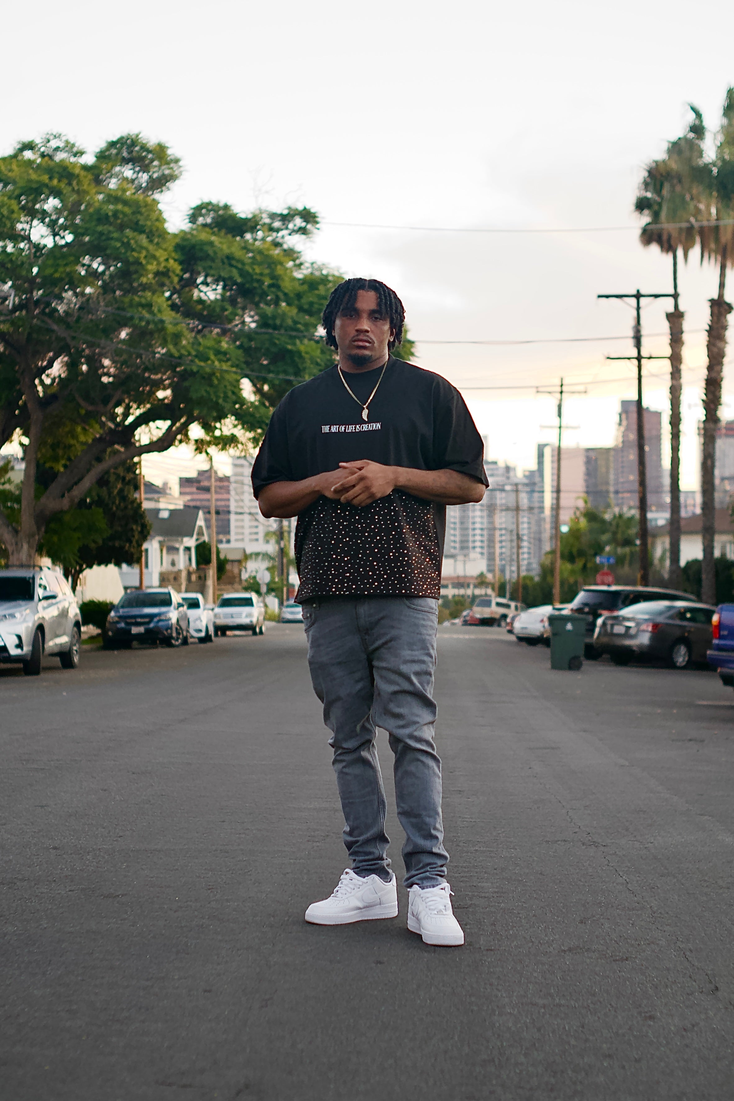 Art of Life Is Creation Oversized Tee