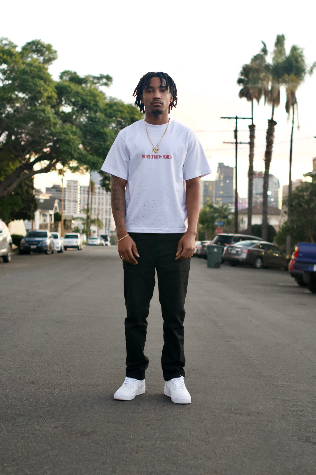 Art Of Life Is Creation Oversized Tee