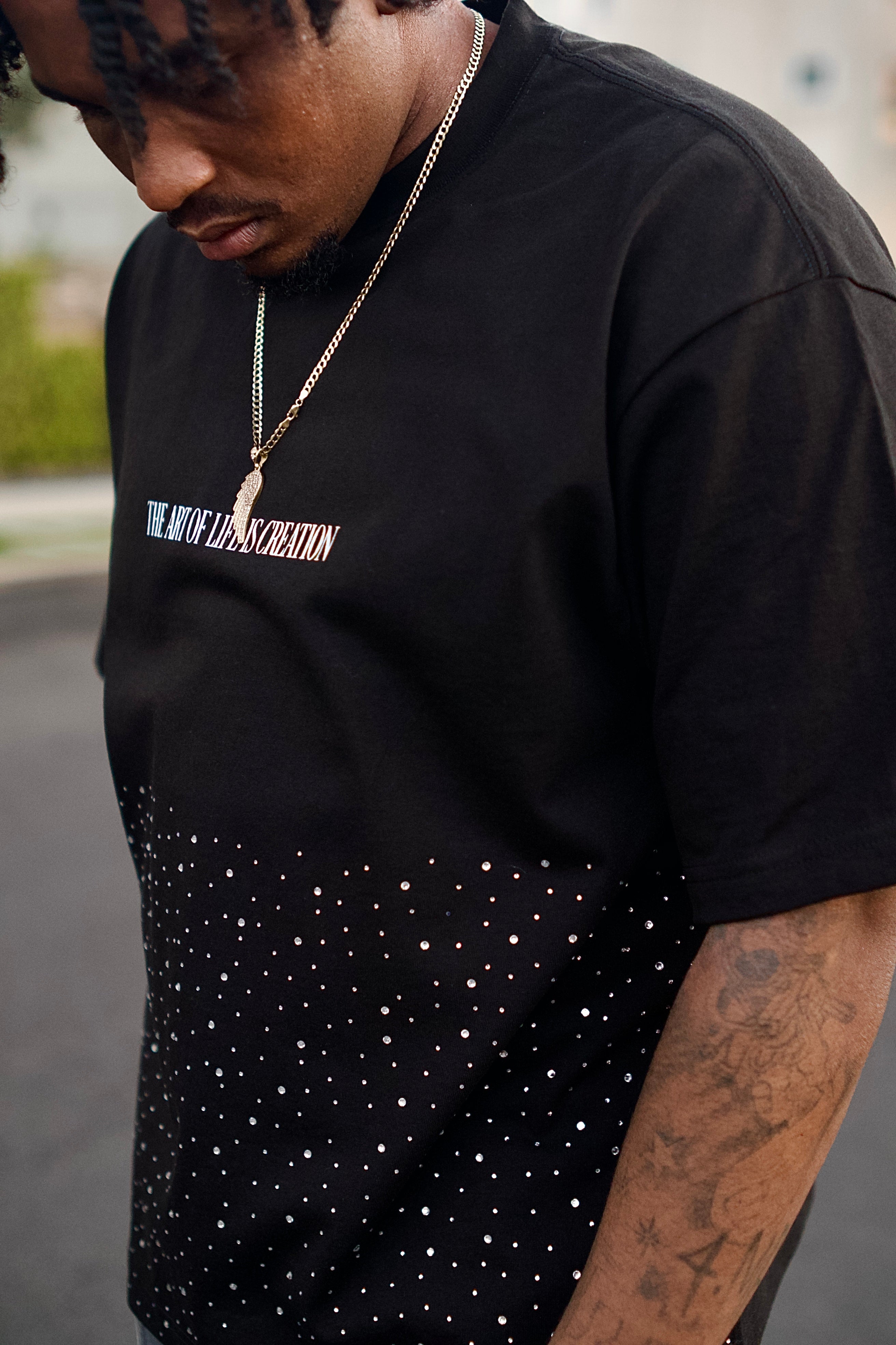 Art of Life Is Creation Oversized Tee