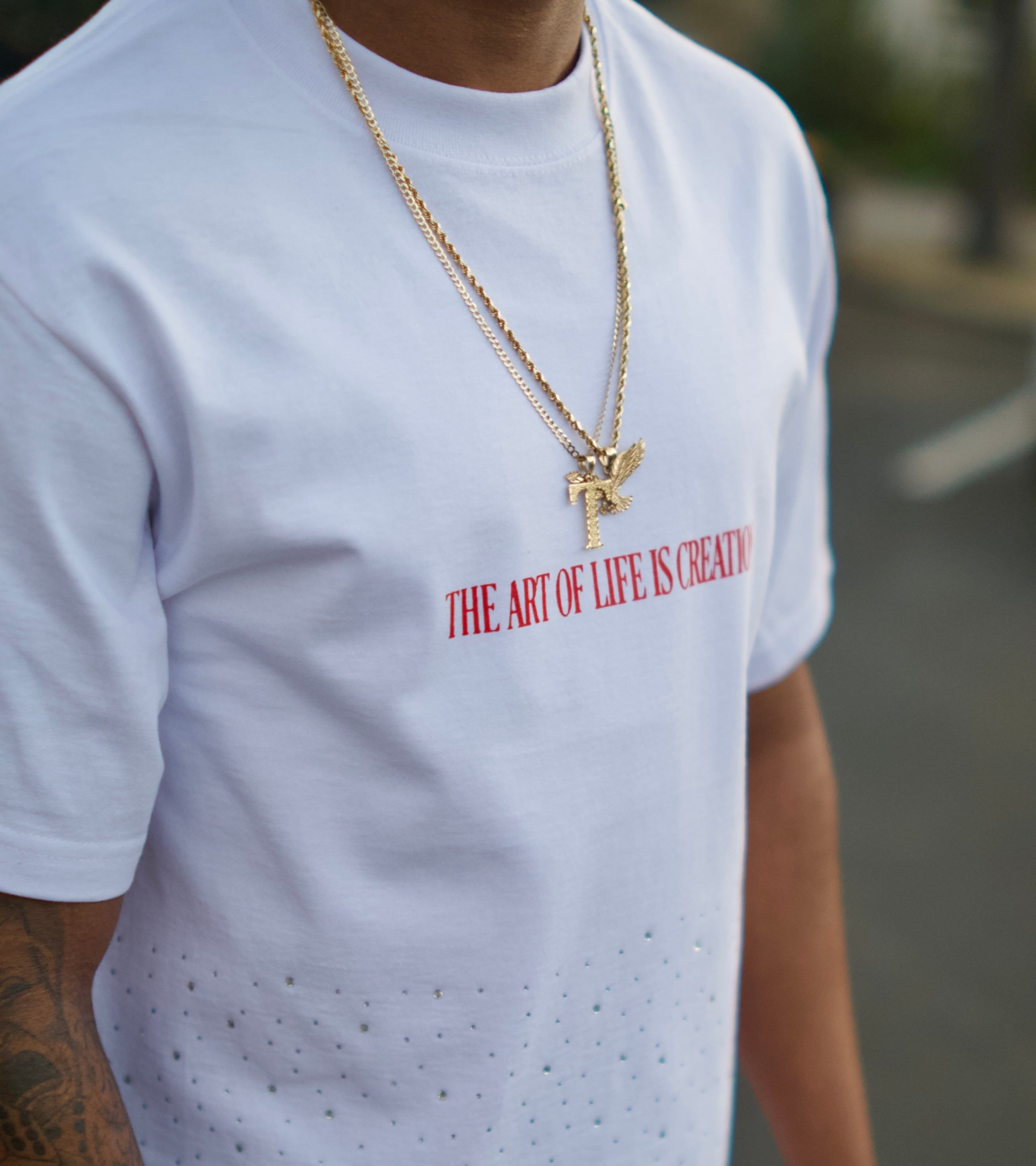 Art Of Life Is Creation Oversized Tee