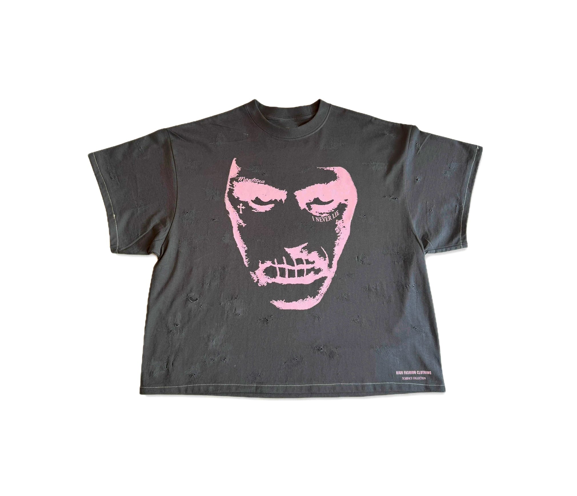 ‘Tony Montana’ Heavyweight Crop Tee