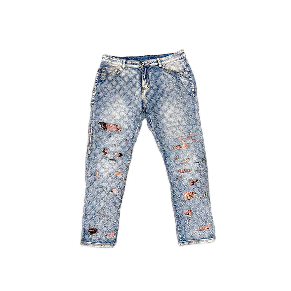 ‘Under Distress’ Tapestry Denim PANTS